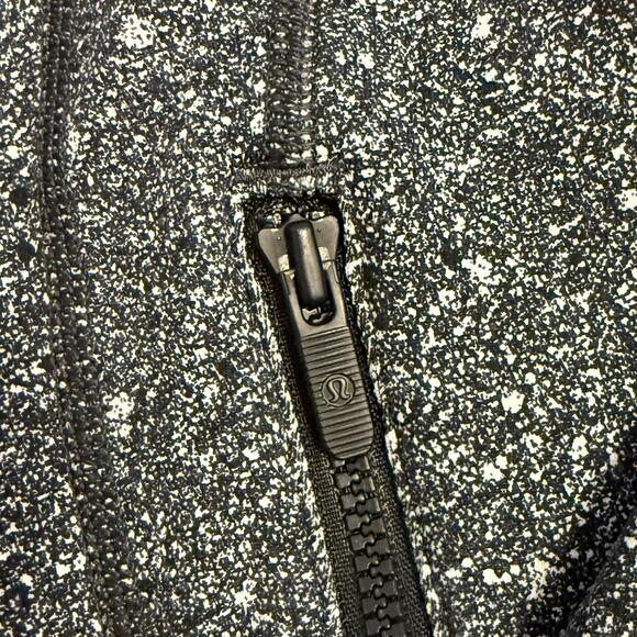 Lululemon Define Jacket Luon Full-Zip Fitted Luminesce Splatter White Black Sz 6 - Picture 3 of 11